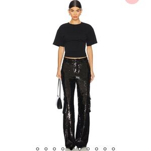 Black Sequin Pants